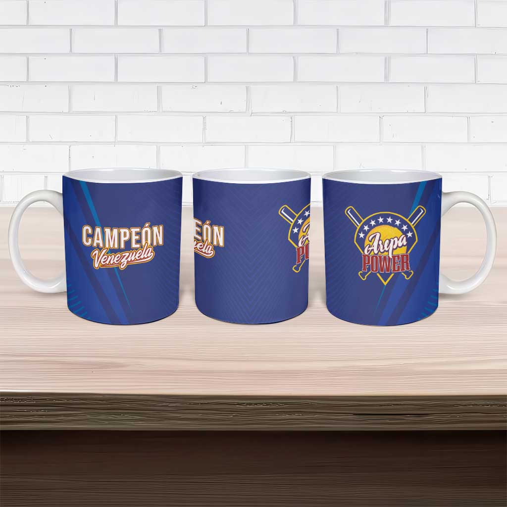Venezuela Baseball Campeon Ceramic Mug Arepa Powers