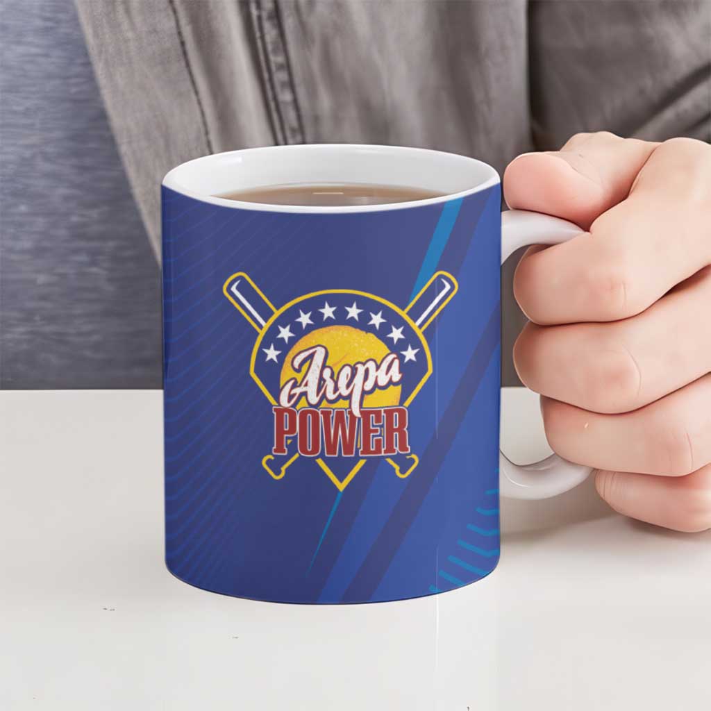Venezuela Baseball Campeon Ceramic Mug Arepa Powers