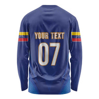 Venezuela Baseball Campeon Custom Long Sleeve Shirt Arepa Powers