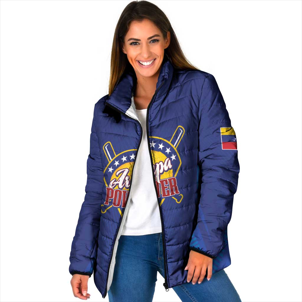 Venezuela Baseball Campeon Custom Padded Jacket Arepa Powers