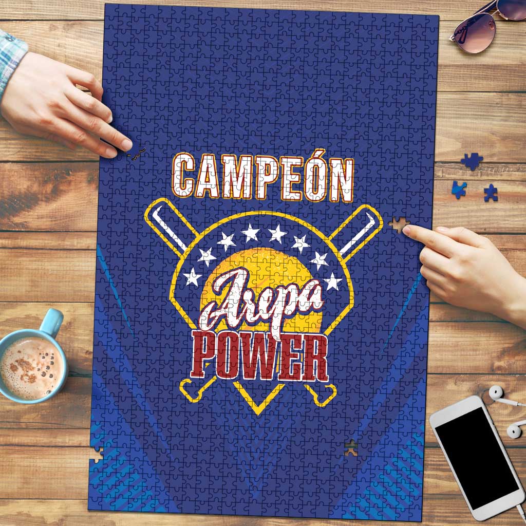 Venezuela Baseball Campeon Puzzle Arepa Powers