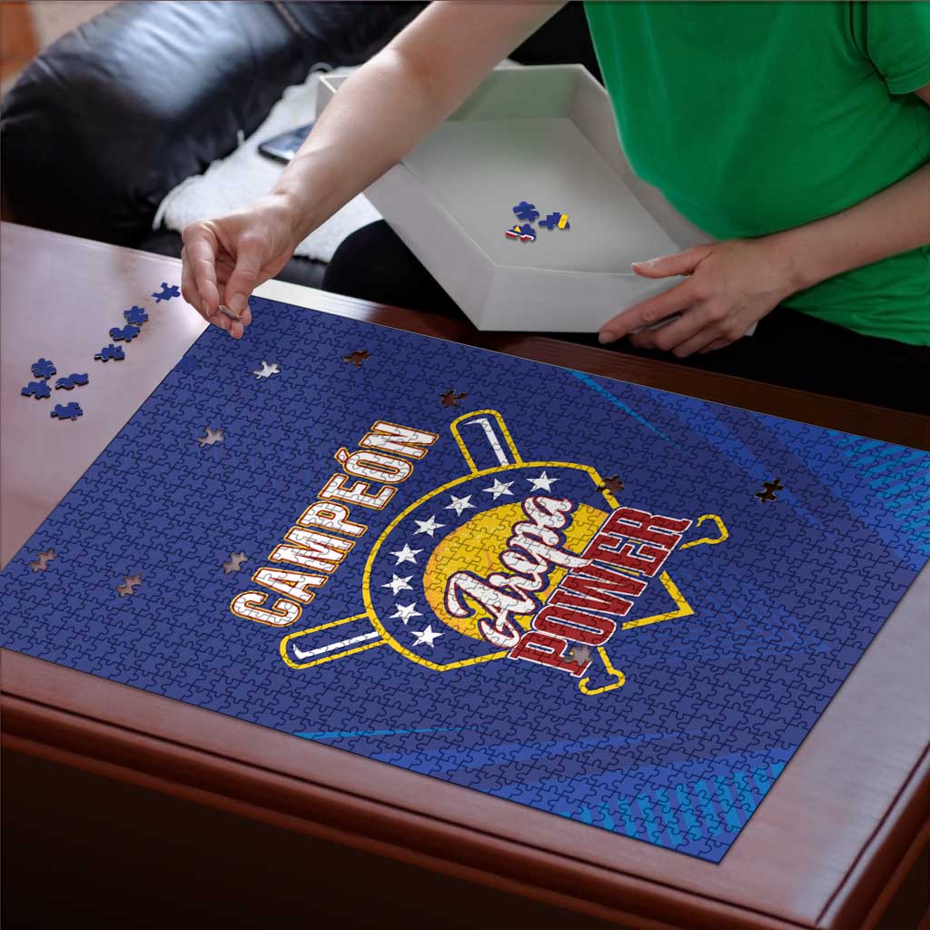 Venezuela Baseball Campeon Puzzle Arepa Powers