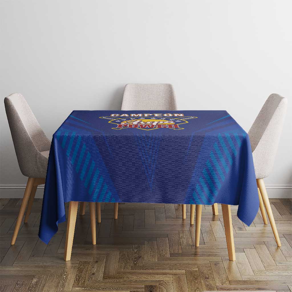 Venezuela Baseball Campeon Tablecloth Arepa Powers