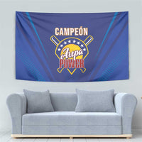 Venezuela Baseball Campeon Tapestry Arepa Powers