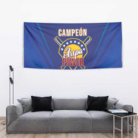 Venezuela Baseball Campeon Tapestry Arepa Powers
