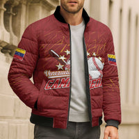 Venezuela Baseball Custom Bomber Puffer Jacket Campeon - Making History