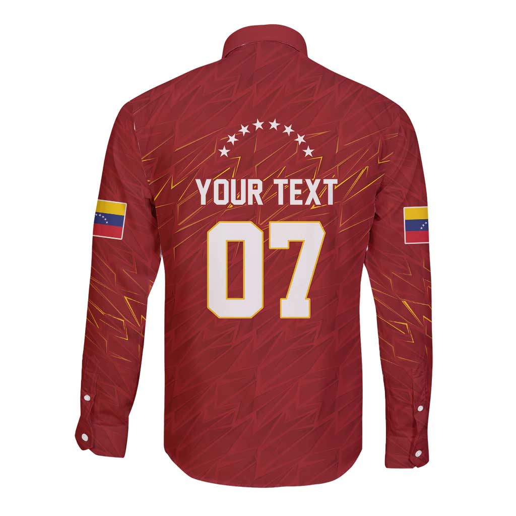Venezuela Baseball Custom Long Sleeve Button Shirt Campeon - Making History