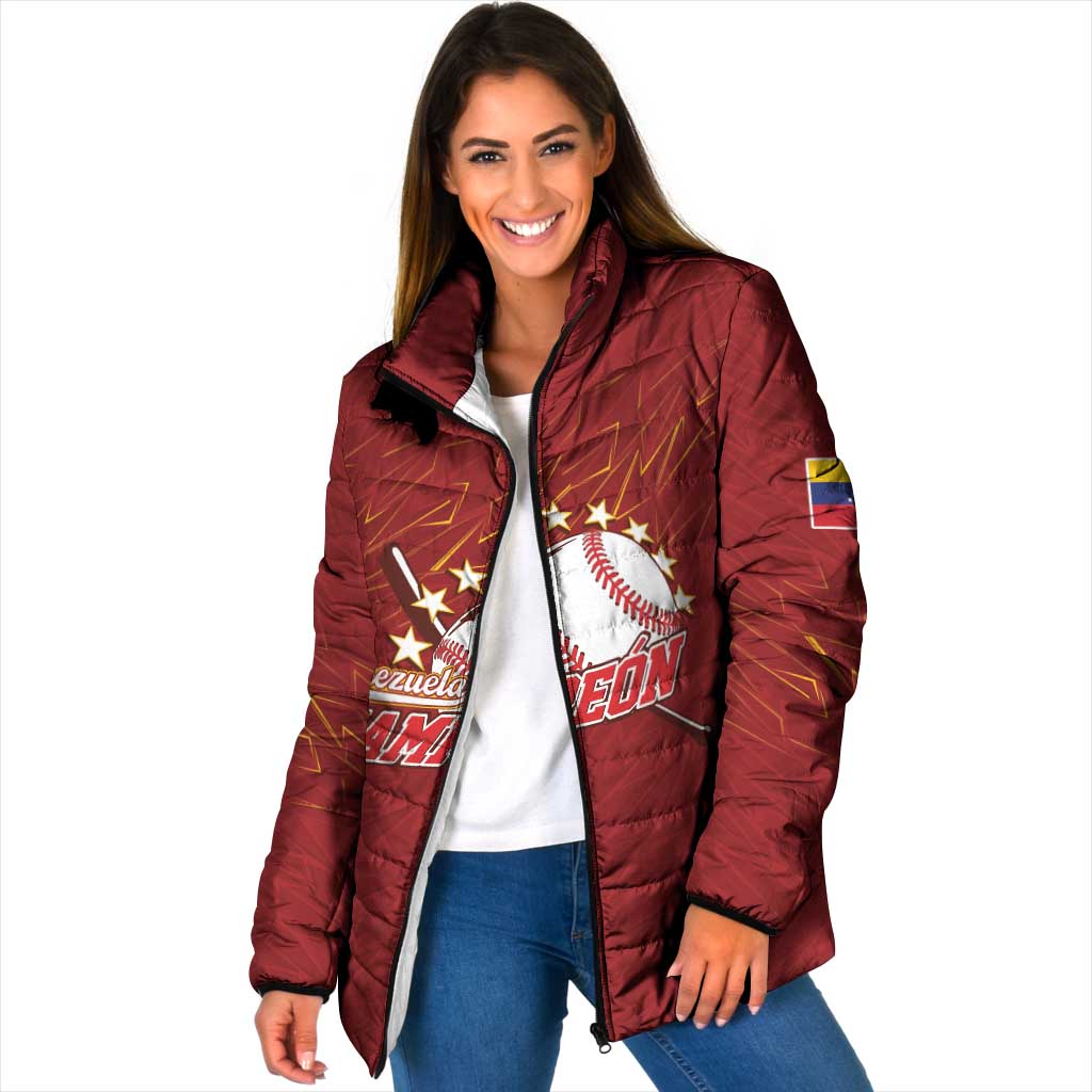 Venezuela Baseball Custom Padded Jacket Campeon - Making History