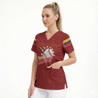 Venezuela Baseball Custom Scrub Top Campeon - Making History