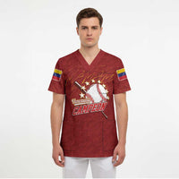 Venezuela Baseball Custom Scrub Top Campeon - Making History