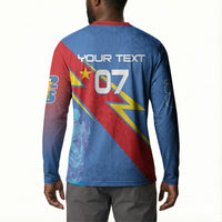 DR Congo 2026 Kopo ya Mokili Custom Button Sweatshirt Leopards Making History