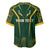 Personalised South African Heritage Day Baseball Jersey Kente Ethnic Patterns Mix Springboks LT7 - Wonder Print Shop