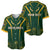 Personalised South African Heritage Day Baseball Jersey Kente Ethnic Patterns Mix Springboks LT7 - Wonder Print Shop