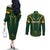 personalised-south-african-heritage-day-couples-matching-off-the-shoulder-long-sleeve-dress-and-long-sleeve-button-shirts-kente-ethnic-patterns-mix-springboks