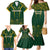 Personalised South African Heritage Day Family Matching Mermaid Dress and Hawaiian Shirt Kente Ethnic Patterns Mix Springboks LT7 - Wonder Print Shop