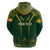 Personalised South African Heritage Day Hoodie Kente Ethnic Patterns Mix Springboks - Wonder Print Shop