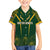 Personalised South African Heritage Day Kid Hawaiian Shirt Kente Ethnic Patterns Mix Springboks - Wonder Print Shop