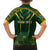 Personalised South African Heritage Day Kid Hawaiian Shirt Kente Ethnic Patterns Mix Springboks - Wonder Print Shop