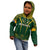 Personalised South African Heritage Day Kid Hoodie Kente Ethnic Patterns Mix Springboks - Wonder Print Shop