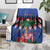 Personalized Haiti Blanket Christmas Festive Vibes