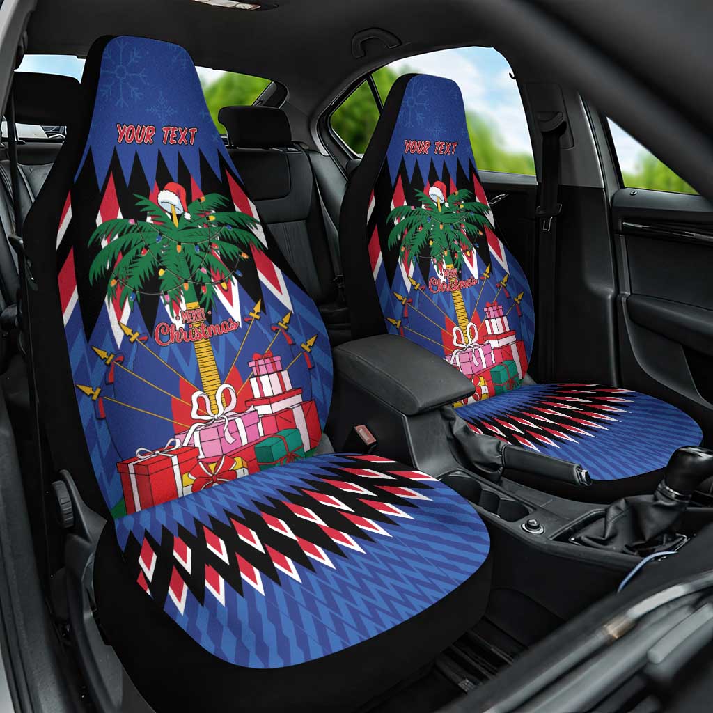 Personalized Haiti Car Seat Cover Christmas Festive Vibes LT7 - Wonder Print Shop