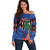 Personalized Haiti Off Shoulder Sweater Christmas Festive Vibes - Wonder Print Shop