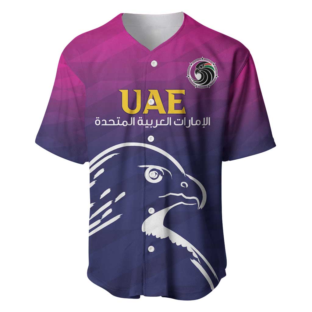 UAE Cricket Custom Baseball Jersey Arabian Falcon LT7 - Wonder Print Shop