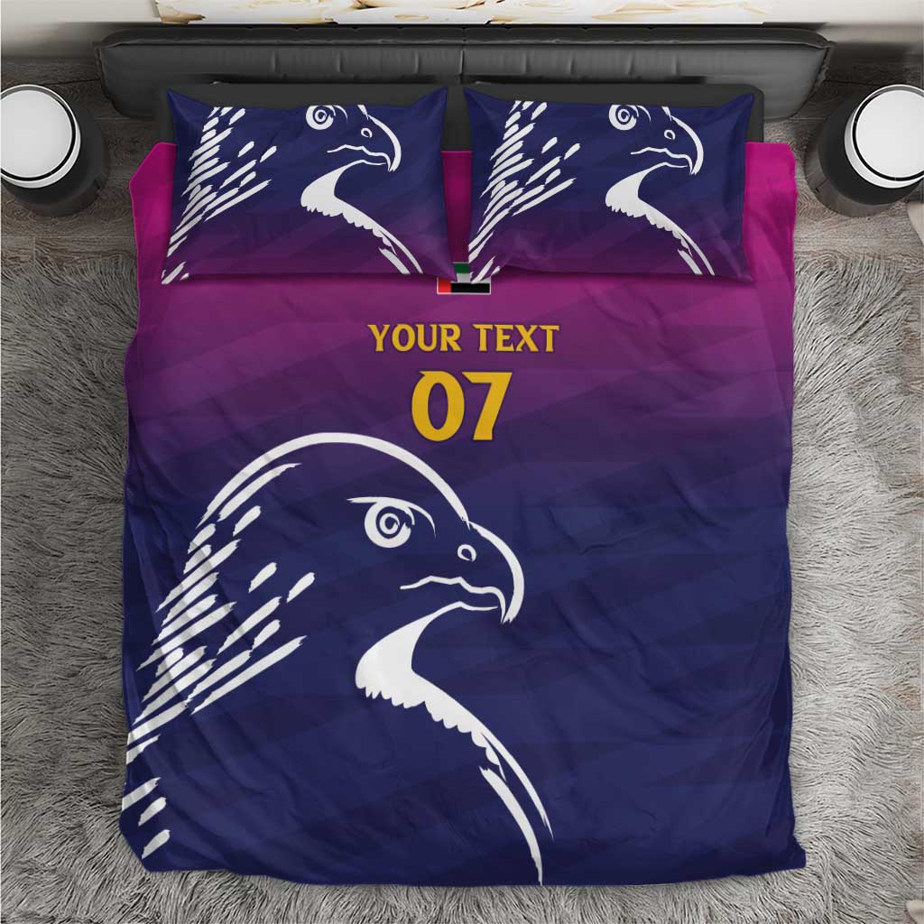 UAE Cricket Custom Bedding Set Arabian Falcon LT7 - Wonder Print Shop