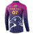 UAE Cricket Custom Button Sweatshirt Arabian Falcon LT7 - Wonder Print Shop