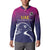 UAE Cricket Custom Button Sweatshirt Arabian Falcon LT7 - Wonder Print Shop