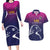 UAE Cricket Custom Couples Matching Long Sleeve Bodycon Dress and Hawaiian Shirt Arabian Falcon LT7 - Wonder Print Shop