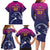 UAE Cricket Custom Family Matching Long Sleeve Bodycon Dress and Hawaiian Shirt Arabian Falcon LT7 - Wonder Print Shop