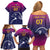 UAE Cricket Custom Family Matching Off Shoulder Short Dress and Hawaiian Shirt Arabian Falcon LT7 - Wonder Print Shop