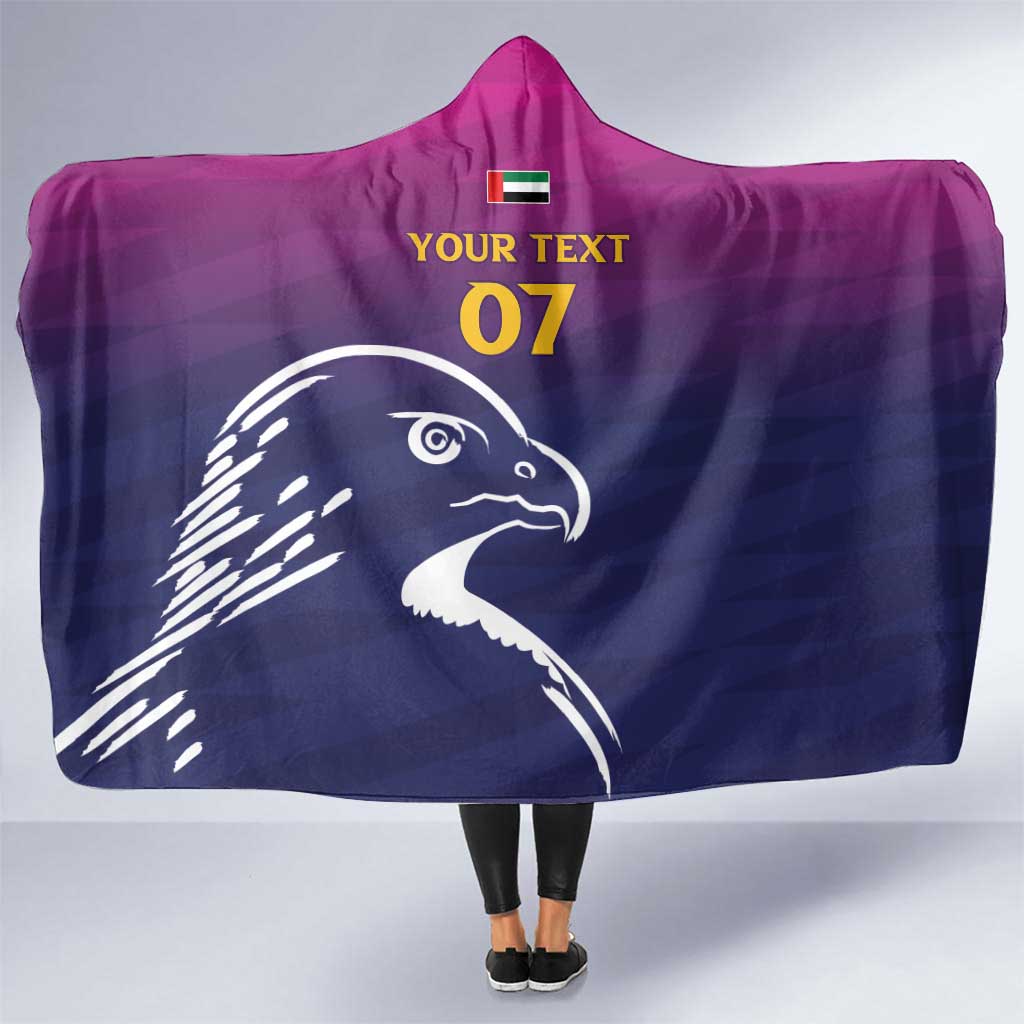 UEA Cricket Custom Hooded Blanket Arabian Falcon