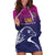 UAE Cricket Custom Hoodie Dress Arabian Falcon - Wonder Print Shop