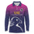 UAE Cricket Custom Long Sleeve Polo Shirt Arabian Falcon - Wonder Print Shop