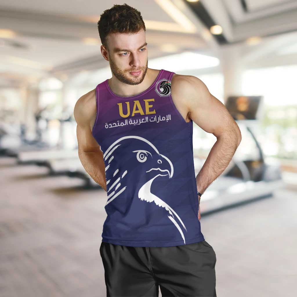 UEA Cricket Custom Men Tank Top Arabian Falcon