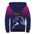 UEA Cricket Custom Sherpa Hoodie Arabian Falcon