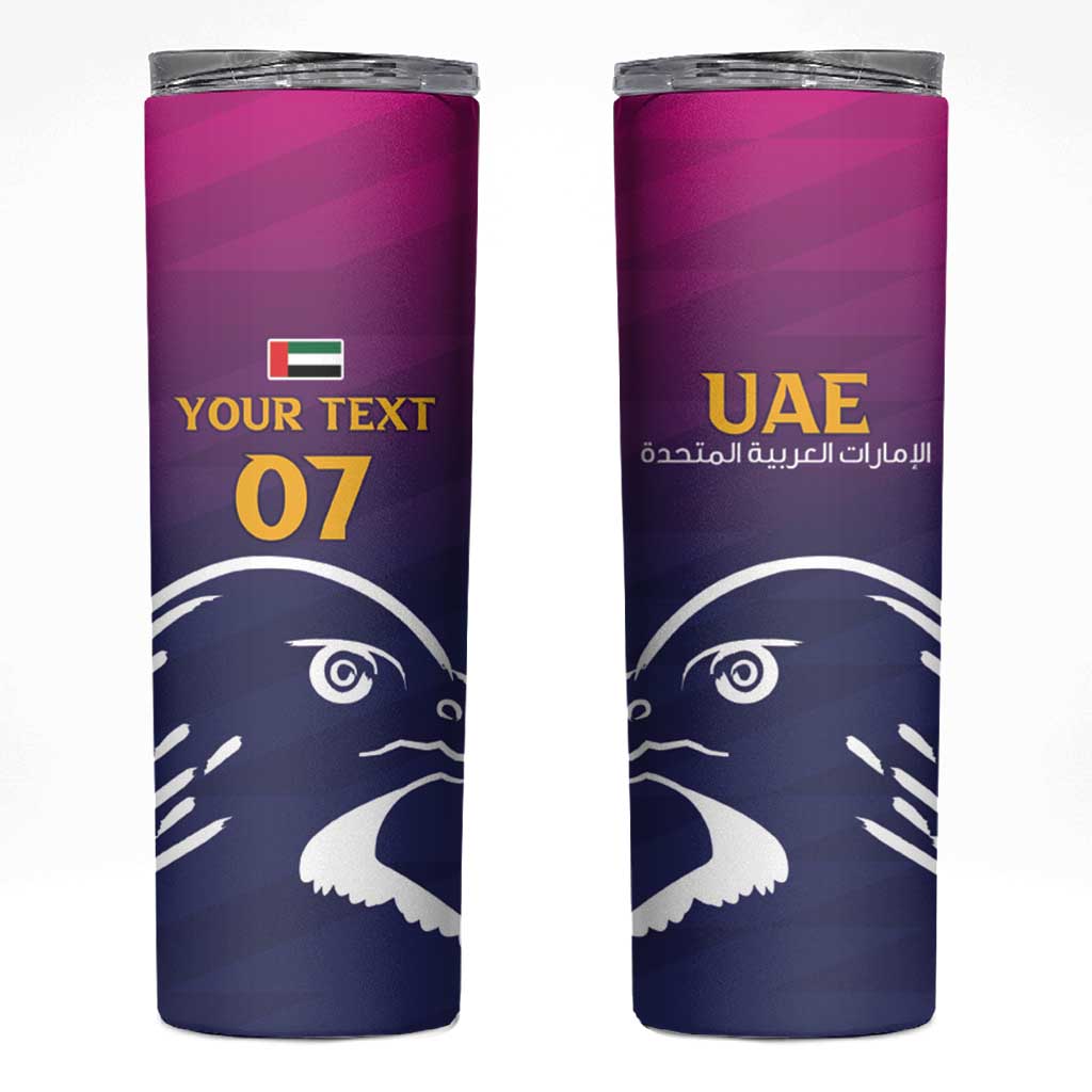 UEA Cricket Custom Skinny Tumbler Arabian Falcon