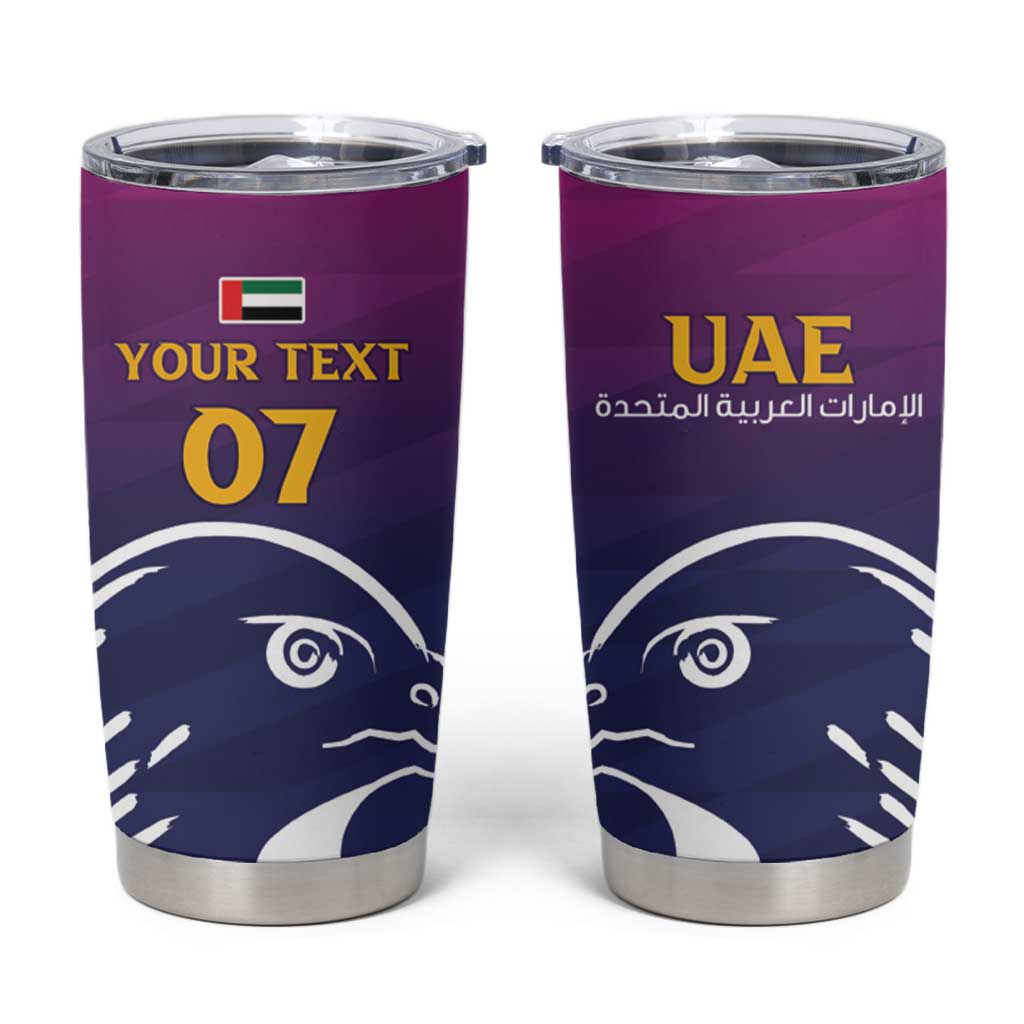 UEA Cricket Custom Tumbler Cup Arabian Falcon