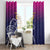 UEA Cricket Custom Window Curtain Arabian Falcon