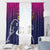 UEA Cricket Custom Window Curtain Arabian Falcon