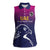 UEA Cricket Custom Women Sleeveless Polo Shirt Arabian Falcon