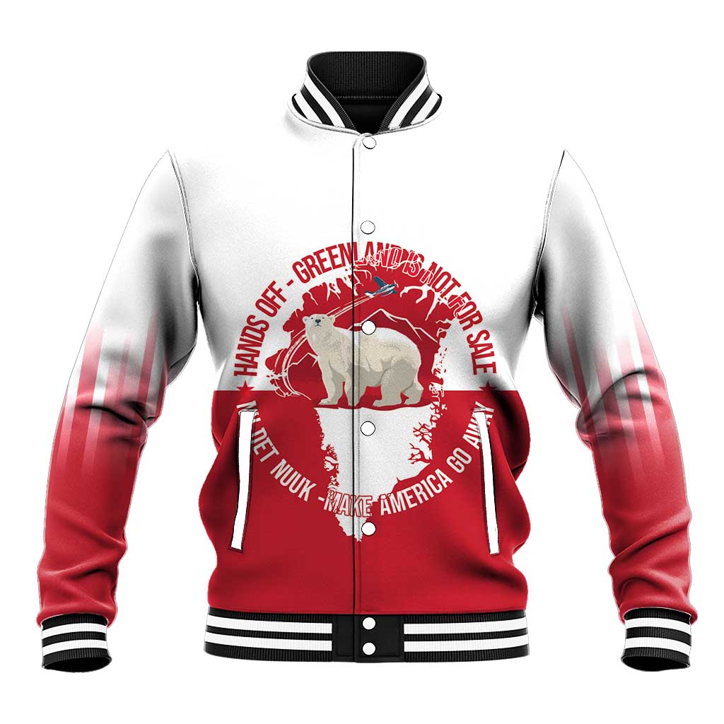 Nu Det Nuuk Greenland Not For Sale Baseball Jacket