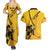 Sweden Ice Hockey Personalized Couples Matching Summer Maxi Dress and Hawaiian Shirt Tre Kronor - GO Sweden