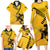 Sweden Ice Hockey Personalized Family Matching Long Sleeve Bodycon Dress and Hawaiian Shirt Tre Kronor - GO Sweden