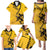 Sweden Ice Hockey Personalized Family Matching Puletasi and Hawaiian Shirt Tre Kronor - GO Sweden