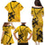 Sweden Ice Hockey Personalized Family Matching Puletasi and Hawaiian Shirt Tre Kronor - GO Sweden