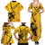 Sweden Ice Hockey Personalized Family Matching Summer Maxi Dress and Hawaiian Shirt Tre Kronor - GO Sweden