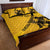 Sweden Ice Hockey Personalized Quilt Bed Set Tre Kronor - GO Sweden